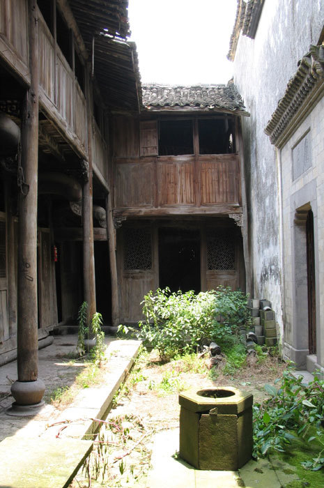 Overview of the courtyard, facing east