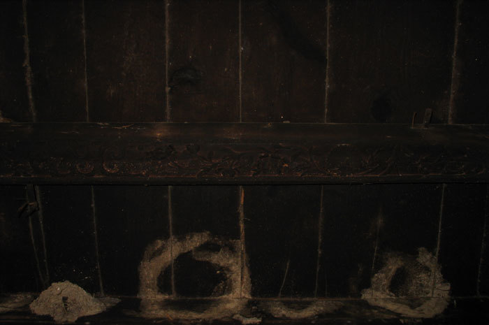 altar table with inscriptions, back courtyard-2