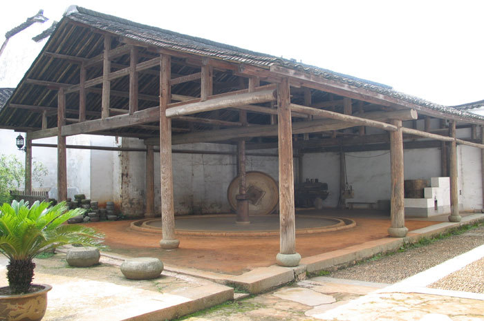 Overview of Oil Press Shed Overview of Oil Press Shed