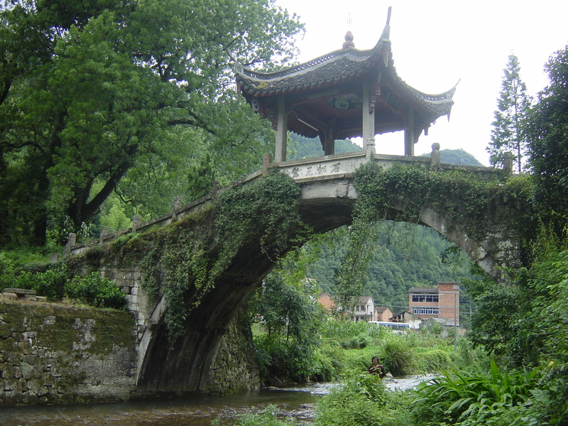 Side overview of Returning Dragon Bridge