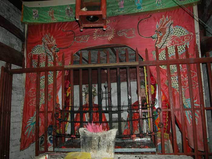 Inside of the temple