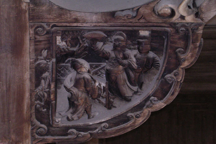 lower bracket, front hall