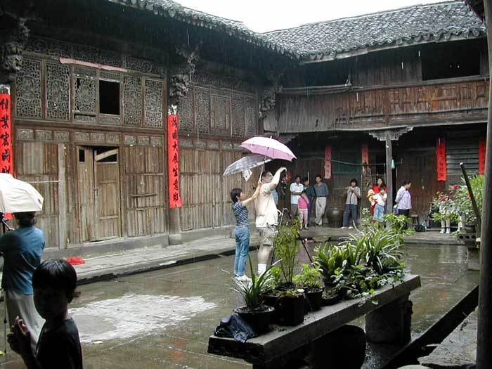 Northeastern corner of the courtyard
