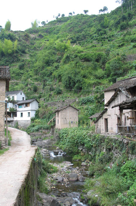 looking up river from red bridge