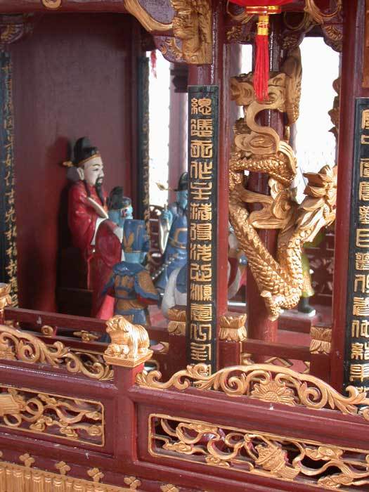 Model of the city god temple for parade1 Model of the city god temple for parade1