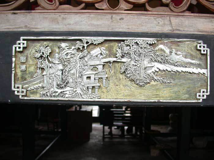 Carved decorations on the front side of the stage, the middle part2 Carved decorations on the front side of the stage, the middle part2