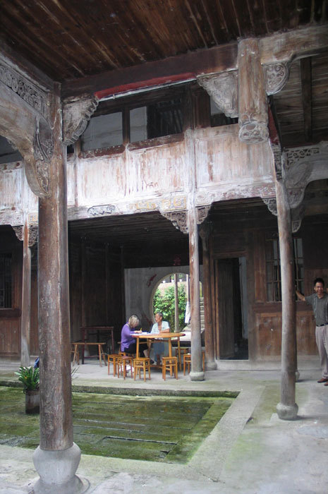 Interior open stage from right corner