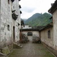 Lane outside the hall