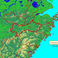 Dongyang  in 500 AD