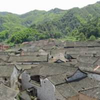 A view of the Upper Guo from a building nearby Community Hall