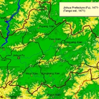 Jinhua county 1471-1911