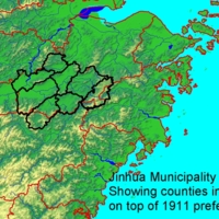 Jinhua 1990 counties