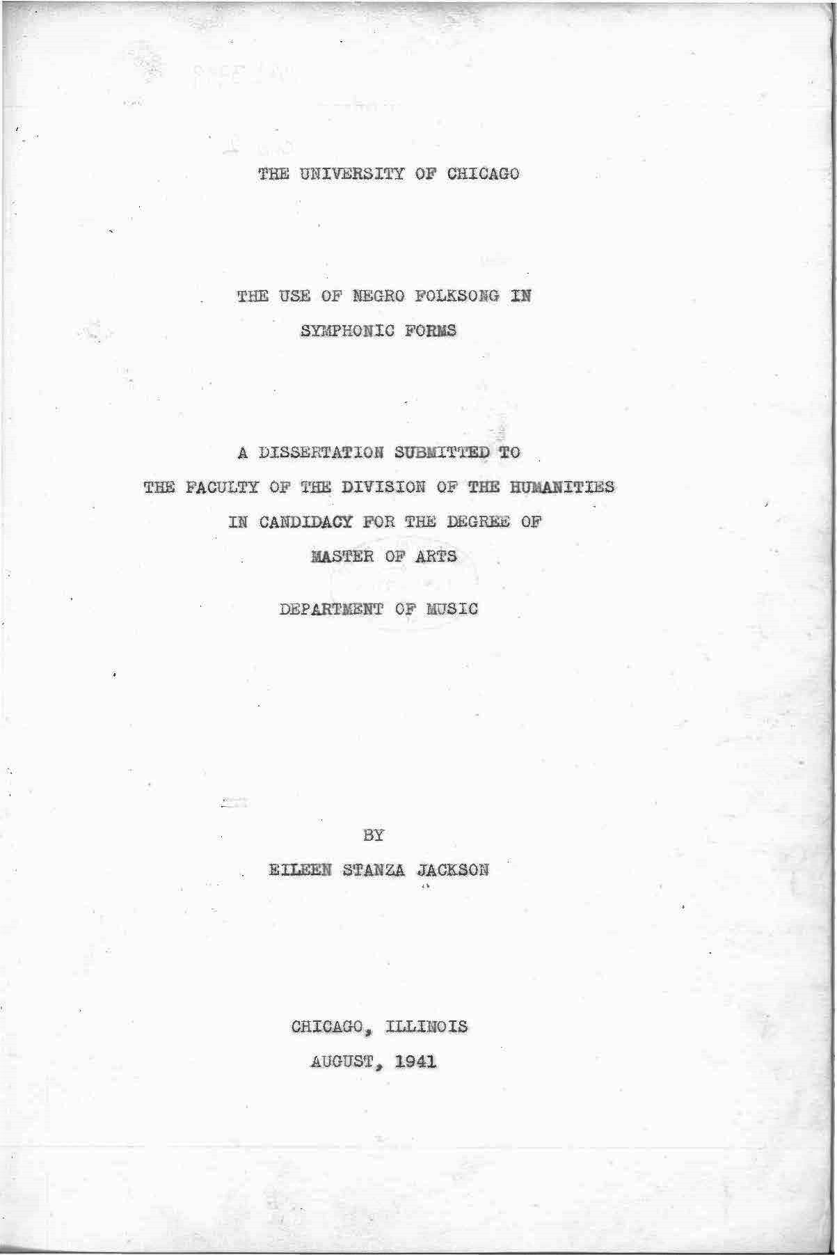 The Music of Black Americans