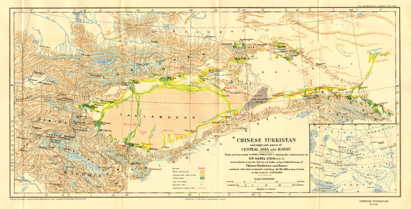 1925 Chinese Turkistan and Kansu by Stein.jpg