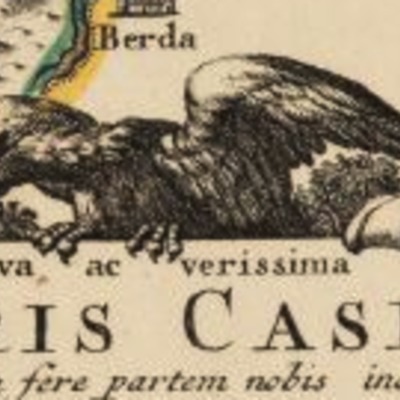 Reiner Otten's Map of the Caspian (1720) detail