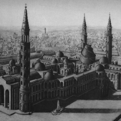 Perspective of the New  Church of the Holy Sepulchre