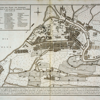 Vorstellung des Plans von Astrachan