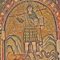 Mosaic of Christ from the Archbishop’s Chapel, Ravenna