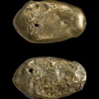 Ingot droplets (Late Bronze Age, 1550-1050 BCE, Gold and electrum (?), Cyprus, British Museum G.2130)