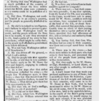 Examination of Joseph Galloway, 1779