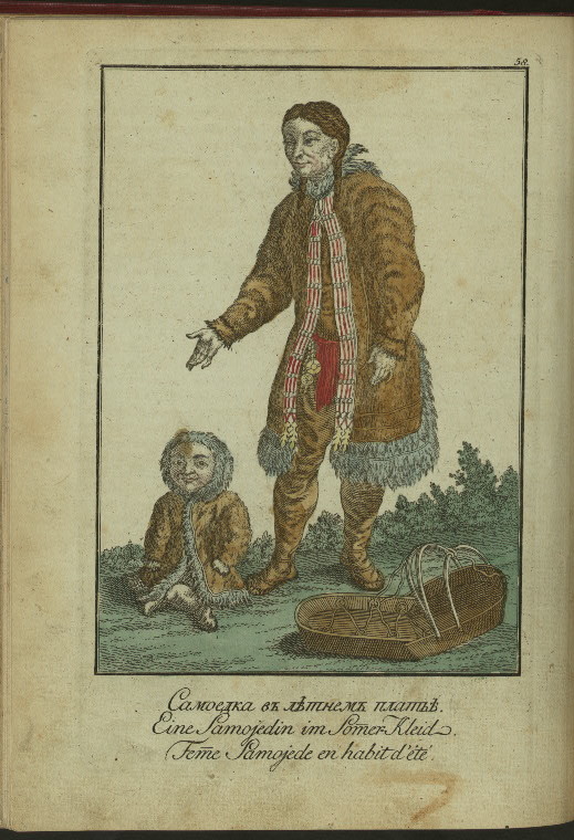 Semoiadskie narody- Samoedka v letnem plat'e.jpeg