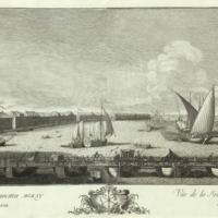 View of the Neva towards the West between the Church of St. Isaac and the buildings of the Cadet Corps