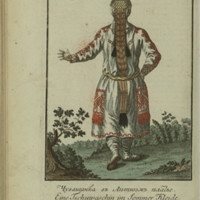 Cheremis (Mari) in summer dress (from the front)