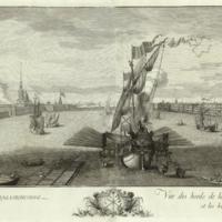 View upriver from the Admiralty and Academy of Sciences to the east