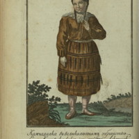 Kamchadal woman in splendid attire