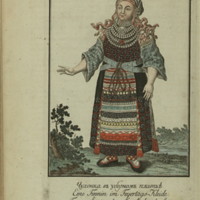 Finnish peasant woman (Chukhonka) in festive attire