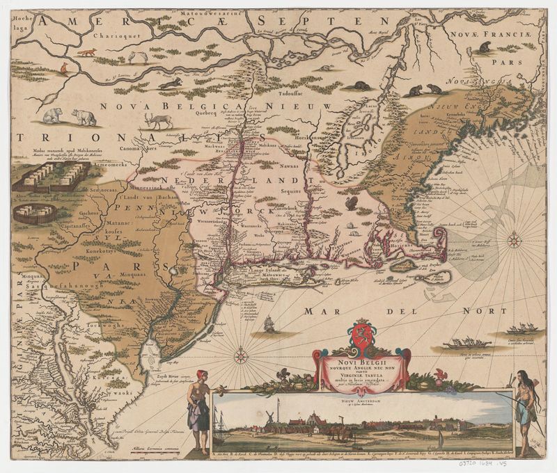 Nova Belgii Novaeque Angliae nec partis Virginiae tabula