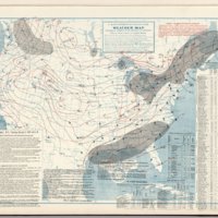 (United States) Weather Map. January 1, 1901