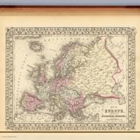 Map of Europe, Showing its Gt. Political Divisions