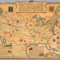 Map of America's Making, A Chart of Places and Events