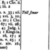 Listing of Arabic Site: Tell Jezar