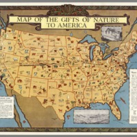 Map of the Gifts of Nature to America