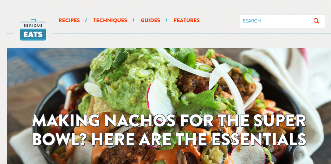 Serious Eats · HUM 11c Omeka