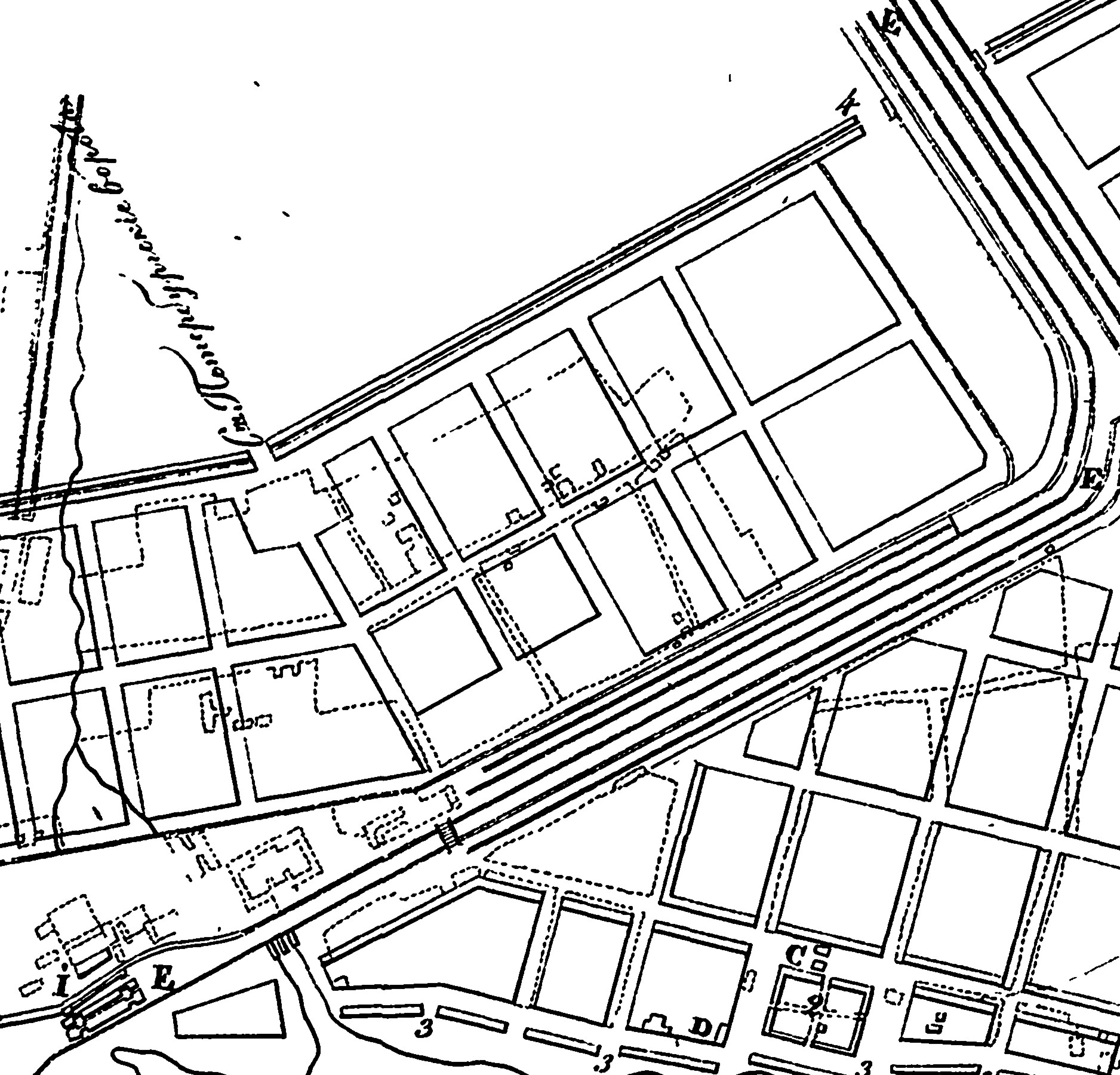 detail of the canal at Novaia Ladoga