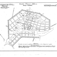 Plan of the town of Skvira, Kiev Province
