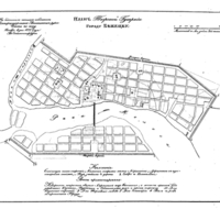 Plan of the town of Bezhetsk, Tver Province