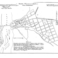 Plan of the town of Kriukov, Poltava Province