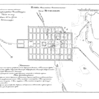 Plan of the town of Mstislavl', Mogilev Province