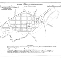 Plan of the town of Narovchat, Penza Province
