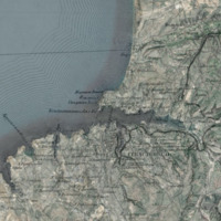 Topographic-bathymetric map of the Crimean coast