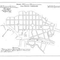 Plan of the town of Krasno-Slobodsk (2nd), Penza Province