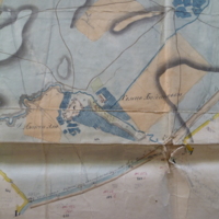 Bahce Eli property [village of Bahce Eli and map tear]