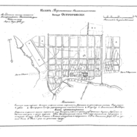 Plan of the town of Ostrogozhsk, Voronezh Province