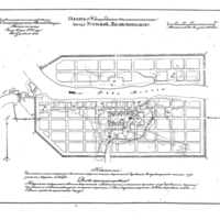 Plan of the town of Ustiuzhna Zhelyznopol'sk, Novgorod Province