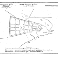 Plan of the town of Tetiushi, Kazan Province