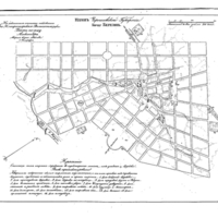 Plan of the town of Berezna, Chernigov Province